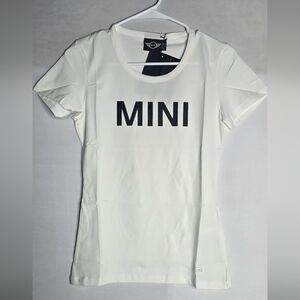 NWT Womens Mini Cooper T Shirt White Slim Fit